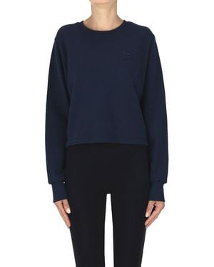 A.P.C. Cropped Sweatshirt - Blue