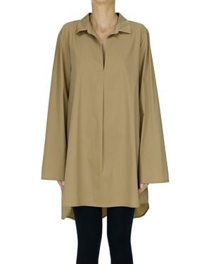 MILVA MI Maxi blusa in cotone - Neutro