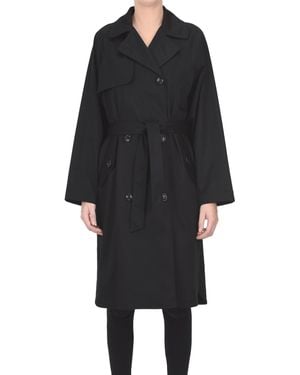 Kiltie Trench doppiopetto - Nero