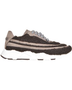 Peserico Sneakers in montone rovesciato - Marrone