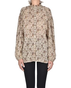 Antik Batik Camicia stampa floreale - Neutro