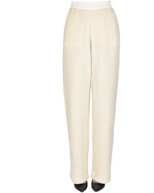 Moncler Eco-fur Pants - White