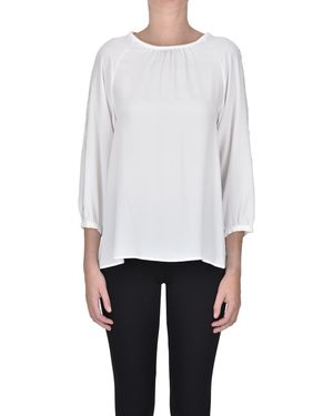 Pennyblack Anselmo Crepè Shirt - White