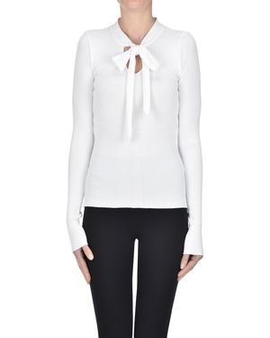 Haveone Pullover a costine - Bianco