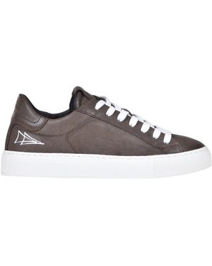 Nevver Sneakers La Tennis in pelle - Marrone