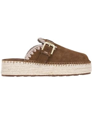 Mou Mules Jute - Marrone