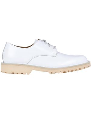 Sofie D'Hoore Brushed Leather Derby Shoes - White