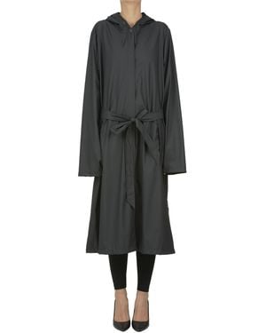 Rains Techno Fabric Raincoat - Black