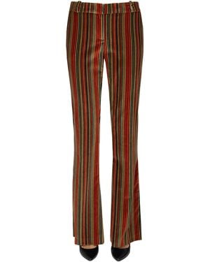Kiltie New Flo Striped Pants - Brown