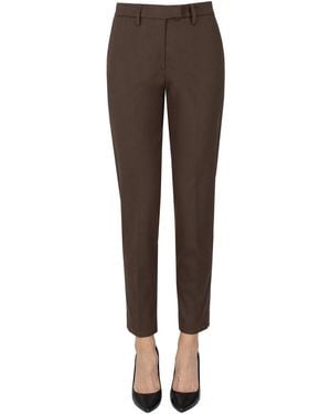 True Royal Pantaloni Kim - Marrone