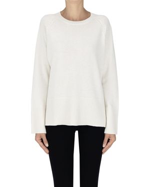 INCONTRO7 Boxy Pullover - White