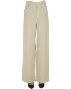 Slowear Wide Leg Pants - Natural