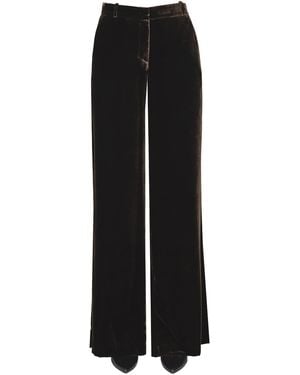 Kiltie Andrea Velvet Pants - Black