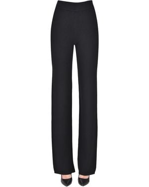 hinnominate Pantaloni in maglia a costine - Blu