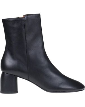 Ángel Alarcón Murielle Leather Ankle Boots - Blue