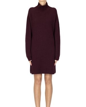 Dondup Ribbed Knit Mini Dress - Red