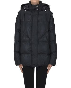 Patrizia Pepe Quilted Ecofriendly Down Jacket - Black
