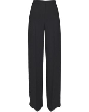 No Name Smoking Style Crepè Pants - Black