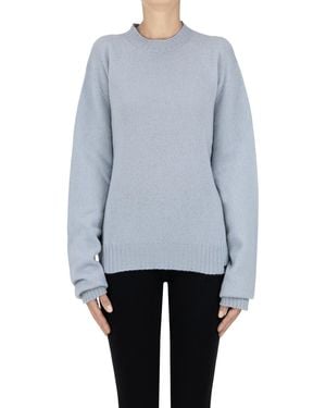 Colmar Rounded Neckline Pullover - Blue