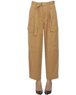 Vanessa Bruno Pantaloni cargo Edan - Neutro