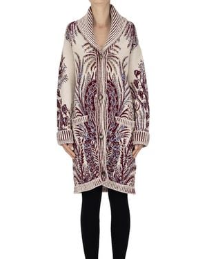 Etro Knitted Coat - Multicolor