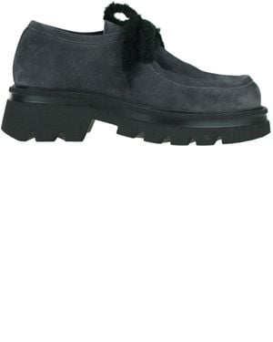 Patrizia Bonfanti Scarpe Creepers in suede - Nero