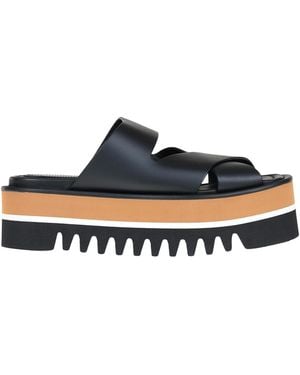 Paloma Barceló Garner Wedge Mules - Black