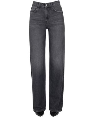 Anaii Straight Dark Vintage Jeans - Blue