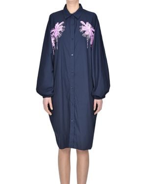 Essentiel Antwerp Oversized Shirt Dress - Blue