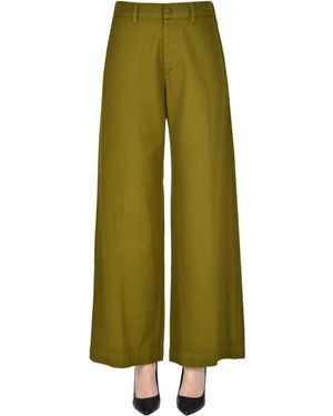 Labo.art Pantaloni a palazzo Pandora - Verde