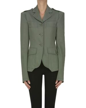 The Seafarer Axelle Safari Style Jacket - Green