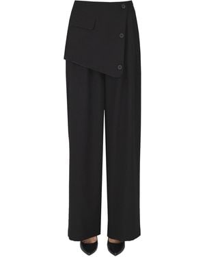 ELEH Wide Leg Pants - Black