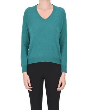 Not Shy Pullover in cashmere - Blu