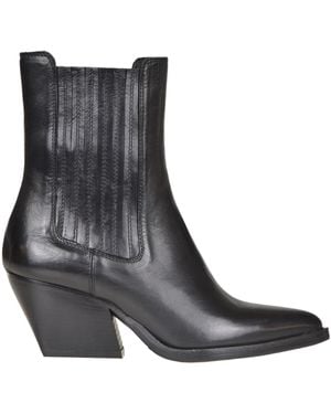Mimmu Texan Boots - Black