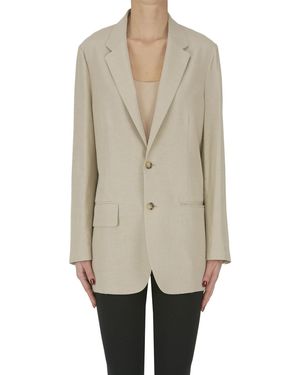 Vis À Vis Oversized Blazer - Natural