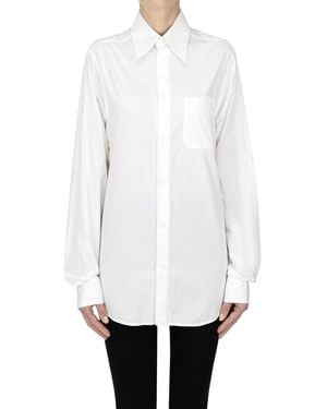 N°21 Oversized Cotton Shirt - White