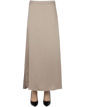 Weekend by Maxmara Angelo Satin Skirt - Natural