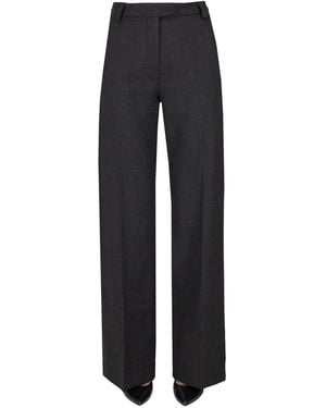 THE LATEST Straight And Wide Leg Pants - Black