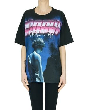 Dondup Printed Oversized T-shirt - Blue