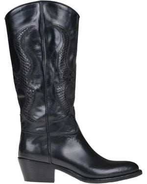 Sartore Stivali camperos in pelle - Nero