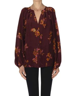 Vanessa Bruno Flower Print Shirt - Red