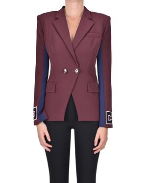 Elisabetta Franchi Double-breasted Blazer - Red