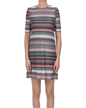 Missoni Abito in maglina lavorata - Multicolore