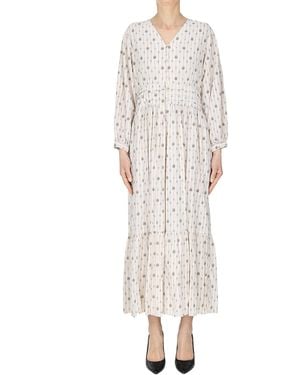 B'Sbee Embroidered Cotton Dress - White