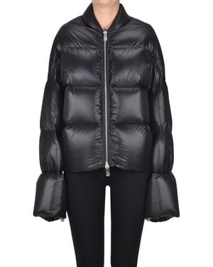 Bacon Bomber Style Down Jacket - Black