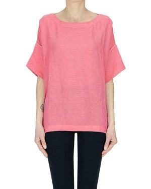 Eka Linen Blouse - Pink