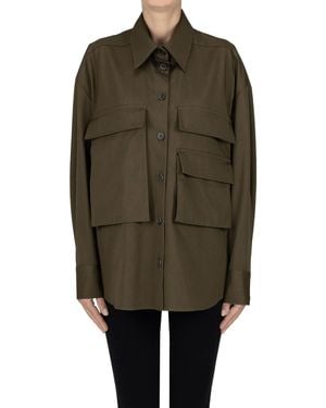 P.A.R.O.S.H. Utility Shirt Jacket - Green