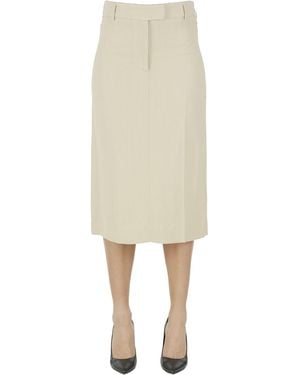 Grifoni Pencil Shirt - Natural