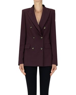 No Name Double-breasted Blazer - Red