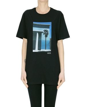P.A.R.O.S.H. Embellished Printed T-shirt - Green